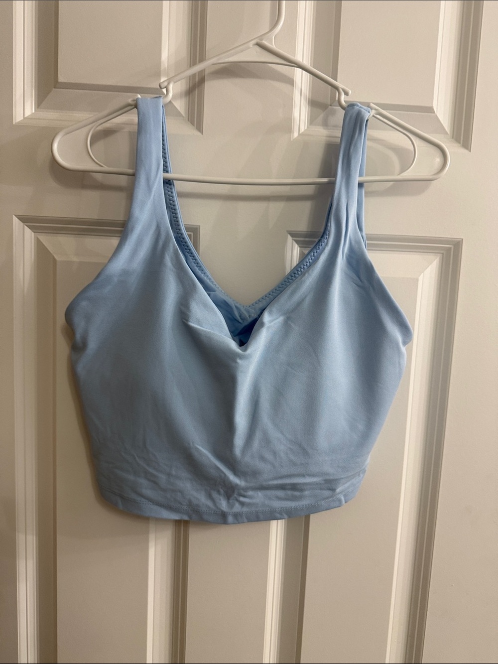 OFFLINE BY AERIE Light Blue Longline Bralette Top NWT